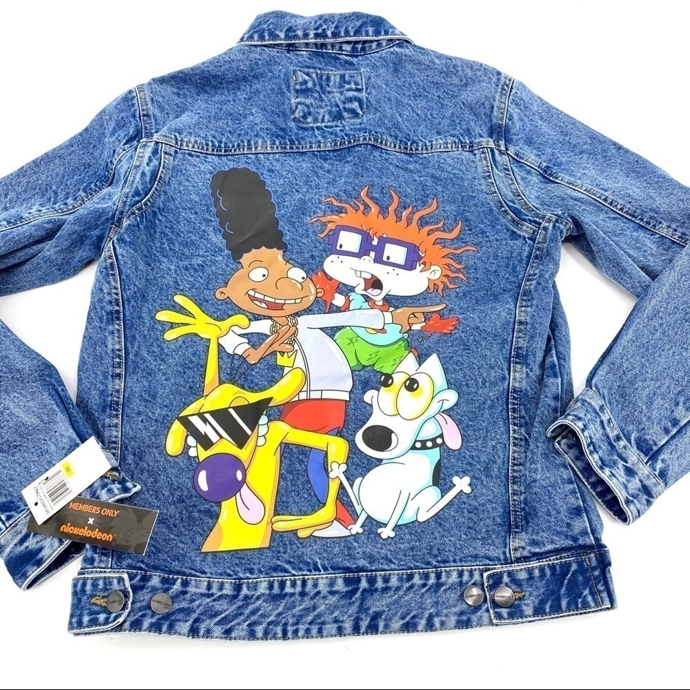 Members Only Nickelodeon Rugrats denim jacket NWT!
